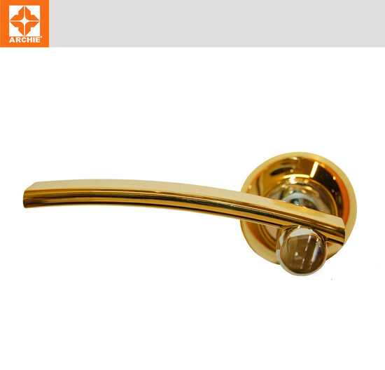 Iekšdurvju rokturis ARCHIE AH1012-69 – spīdīgs zelta tonis